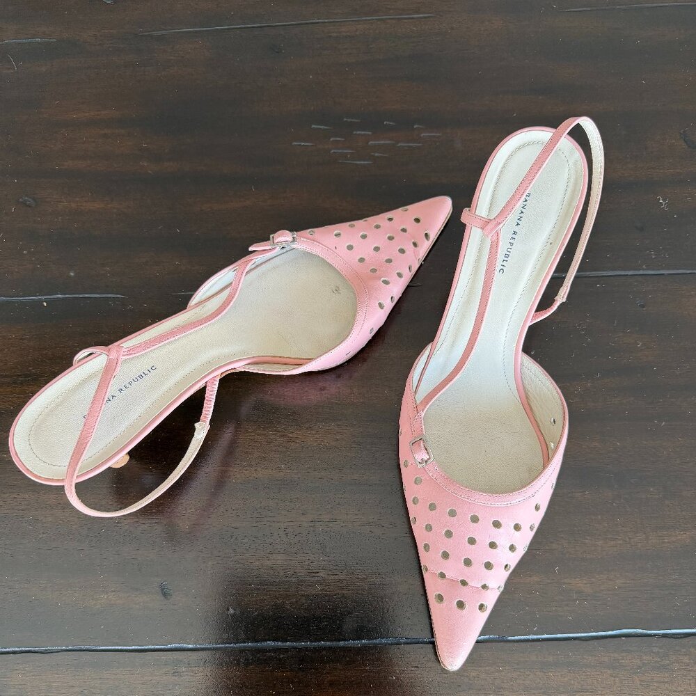 Banana Republic Classic Pink Slingback pump, 9M